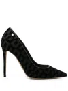 Elisabetta Franchi 105mm La Dame Décolleté Pumps In Black