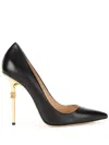 Elisabetta Franchi 110mm Branded-heel Pumps In Black