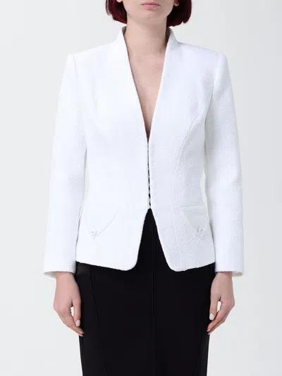 Elisabetta Franchi Chic Mini Jacket For Women In White