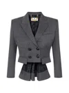 Elisabetta Franchi 쿨 울 재킷 In Multi