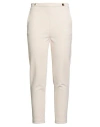 Elisabetta Franchi 2 Essentials Woman Pants Beige Size 8 Polyester, Elastane In White