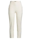 Elisabetta Franchi 3 Essentials Woman Pants Ivory Size 6 Polyamide, Elastane In White