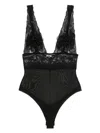 Elisabetta Franchi 3d-flowers Tulle Bodysuit