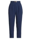 Elisabetta Franchi 4 Essentials Woman Pants Navy Size 4 Polyester In Blue