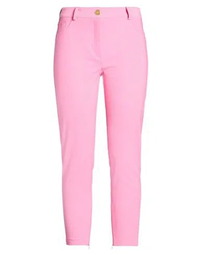 Elisabetta Franchi 6 Essentials Woman Pants Pink Size 12 Polyester, Elastane