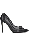 Elisabetta Franchi 90mm Bow-detail Pumps In Black