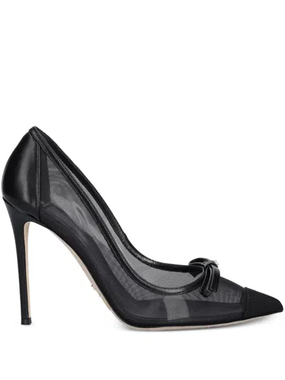Elisabetta Franchi 90mm Bow-detail Pumps In Black