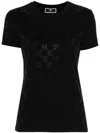 Elisabetta Franchi T-shirt  Woman Color Black