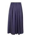 Elisabetta Franchi Long Skirt In Black