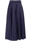 Elisabetta Franchi Long Skirt In Blue