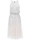 Elisabetta Franchi Sequin-embellished Midi Dress In Metallic