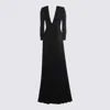 Elisabetta Franchi Black Dress In Black