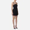 Elisabetta Franchi Floral-brocade Belted Dress