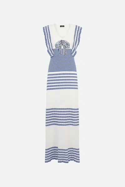 Elisabetta Franchi Abito Cobalto In Blu