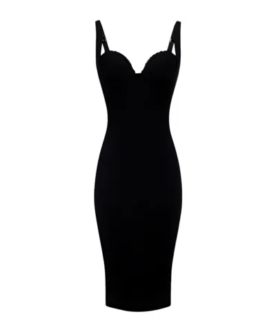 ELISABETTA FRANCHI ELISABETTA FRANCHI DOUBLE STRETCH CRÊPE DRESS