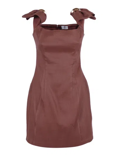 Elisabetta Franchi Abito Donna In Brown