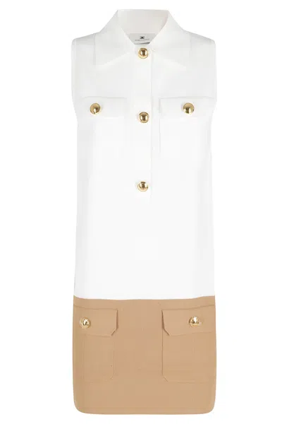 Elisabetta Franchi Abito Maglia In White
