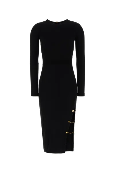 ELISABETTA FRANCHI ABITO MIDI SPACCO LATERALE