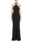 Elisabetta Franchi Knotted Back Halter Neckline Floor-length Dress