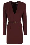 Elisabetta Franchi Abito In Rouge Noir