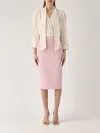 Elisabetta Franchi Abito Stacccabile Dress In Purple