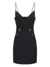 Elisabetta Franchi Adjustable-straps Mini Dress In Black