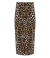 Elisabetta Franchi Animal-print Midi Skirt In Animal Print
