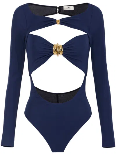 ELISABETTA FRANCHI APPLIQUÉ JERSEY BODYSUIT