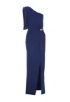 Elisabetta Franchi Asymmetric Red Carpet Dress