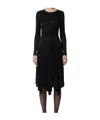 Elisabetta Franchi Asymmetric Evening Dress In Black