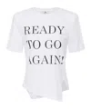 Elisabetta Franchi Lettering Cotton T-shirt In White