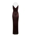 Elisabetta Franchi Open-back Jersey Maxi Dress In Black