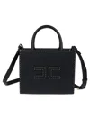 Elisabetta Franchi Logo-detail Shoulder Bag In Black