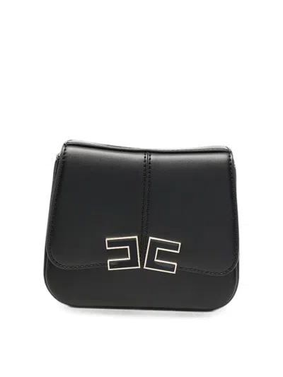 Elisabetta Franchi Kids' Bag With Logo In Black