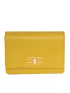 Elisabetta Franchi Yellow Clutch Bag In Yellow