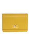 Elisabetta Franchi Yellow Clutch Bag In Yellow