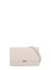 Elisabetta Franchi Beige Pochette With Logo