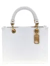 Elisabetta Franchi Tote Small Bag In Beige