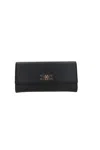 Elisabetta Franchi Black Twist-lock Fastening Detachable Chain-link Shoulder Strap In Black