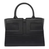 Elisabetta Franchi Borsa Tote Media Con Logo In Rilievo Nera In Black