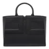 Elisabetta Franchi Structured Black Handbag With Versatile Carrying Options In Black