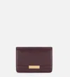 Elisabetta Franchi Logo-plaque Chain Shoulder Bag In Burgundy