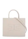 Elisabetta Franchi Grey Grey Shoulder Bag In Grey