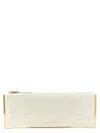 Elisabetta Franchi Baguette Clutch In White