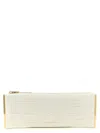 Elisabetta Franchi Baguette Clutch In White