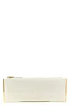 Elisabetta Franchi Baguette Clutch In White