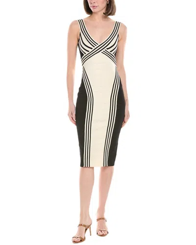 Elisabetta Franchi Bandage Sheath Dress In Black