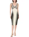 Elisabetta Franchi Bandage Sheath Dress In Black