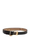 Elisabetta Franchi Logo Engraved Embellished Belt