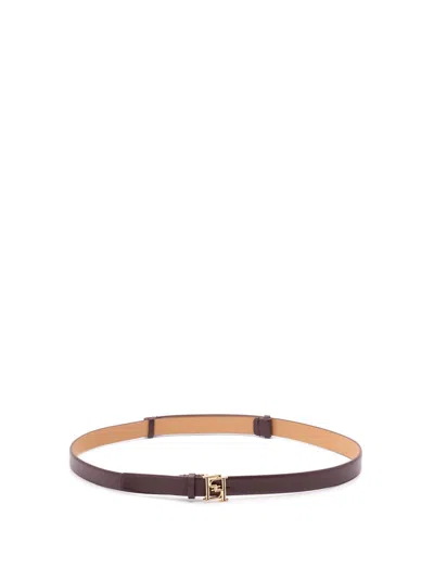 Elisabetta Franchi Belt In Burgundy